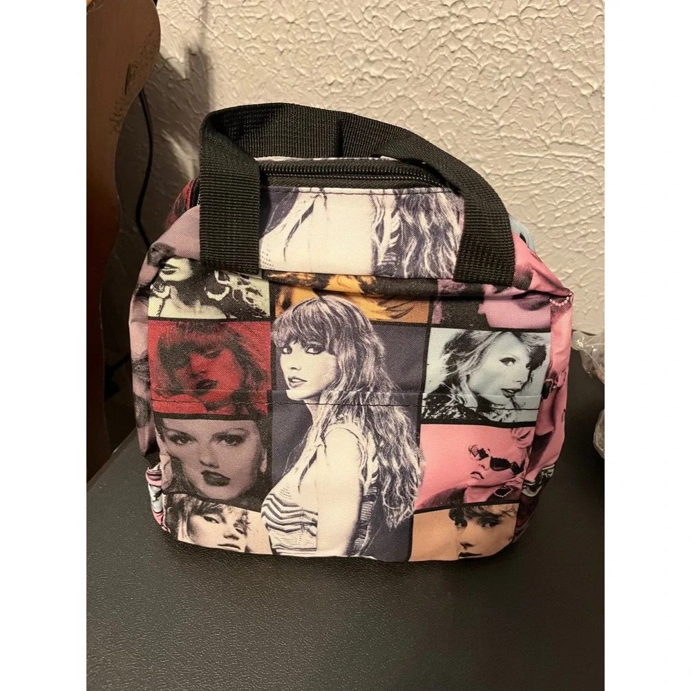 Taylor Swift Eras Tour Insulated Lunch Bag FRANTUFIT Music Fan Tote Multicolor